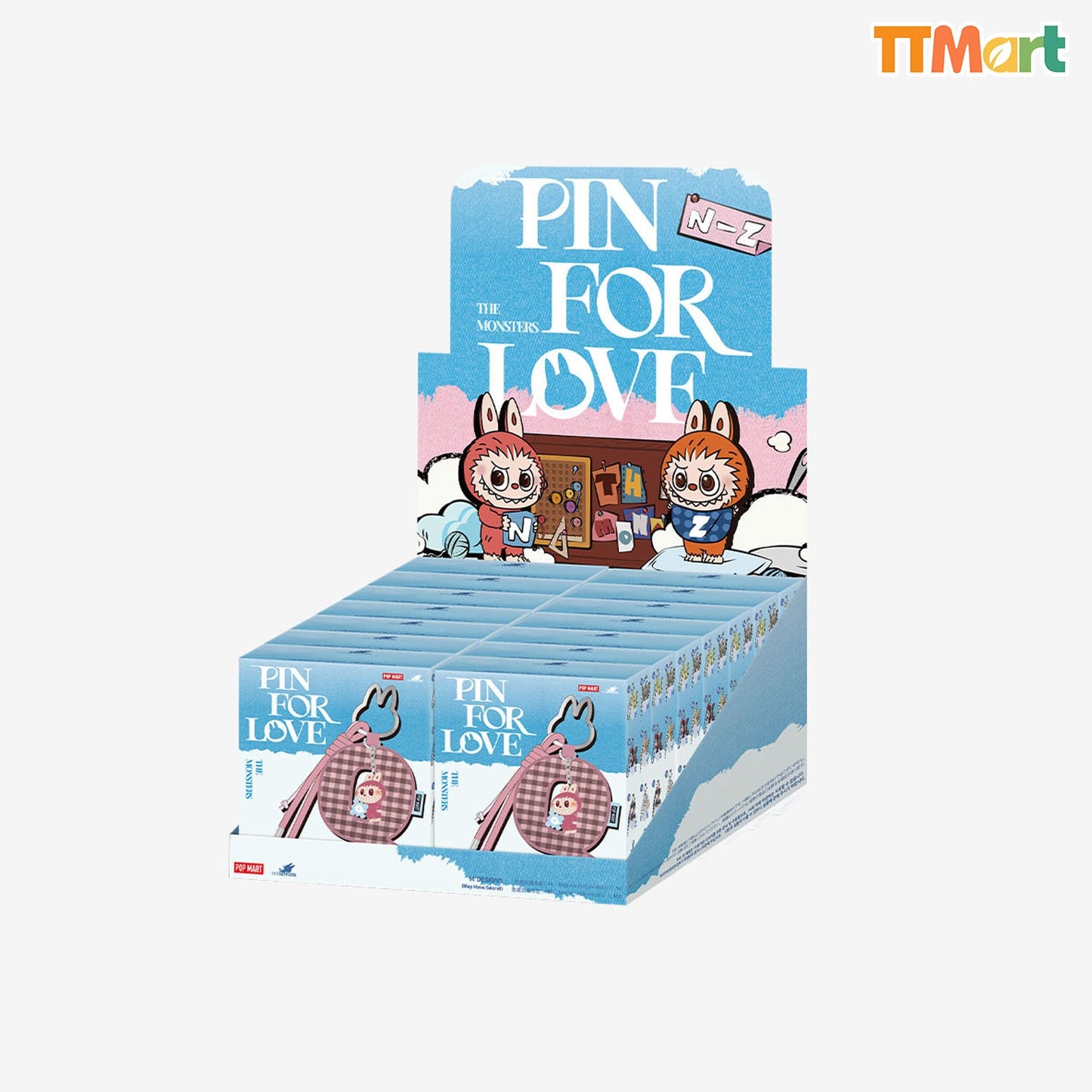 THE MONSTERS LABUBU Pin For Love Series - Letter Pendant Blind Box (N-Z)