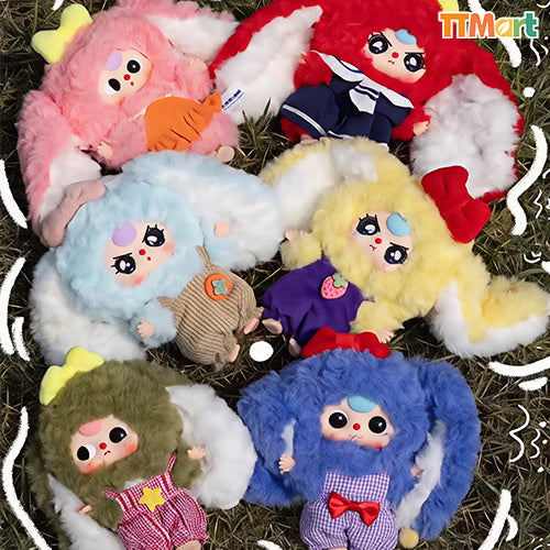 Baby Three V2 Rabbit Macaron Cute Bunny Plush Series Blind Box