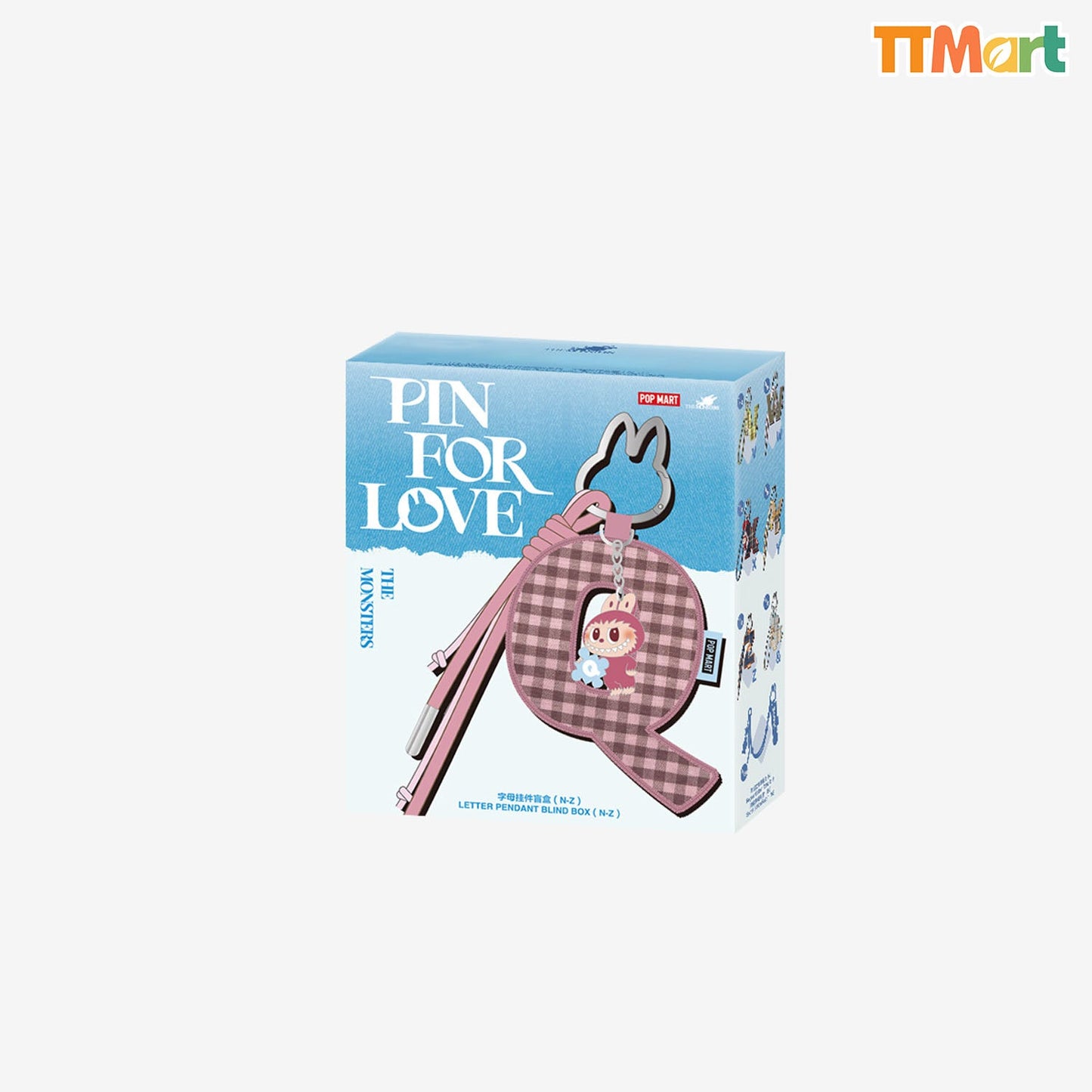 THE MONSTERS LABUBU Pin For Love Series - Letter Pendant Blind Box (N-Z)