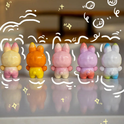 Baby Three Dopamine Rabbit Cute Series Bean Blind Box