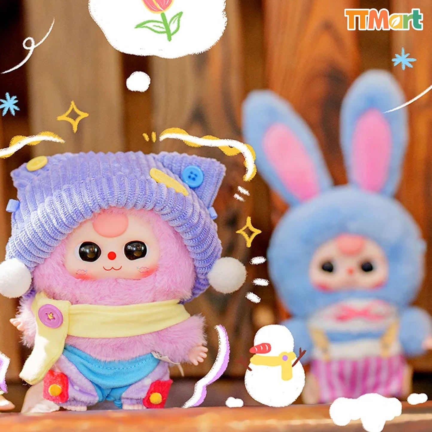 Baby Three Sweet Dream 100% Plush Series Blind Box