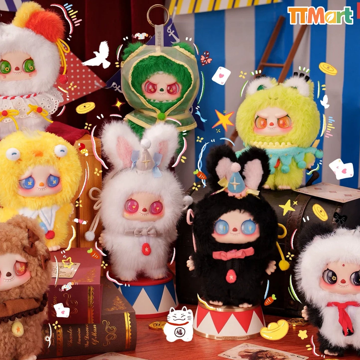 PIPIZI Fluffy Strike Plush Series Blind Box