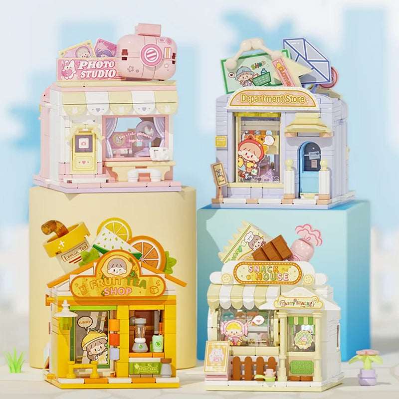 F.UN zZoton Colorful Store Blocks Series Confirmed Box