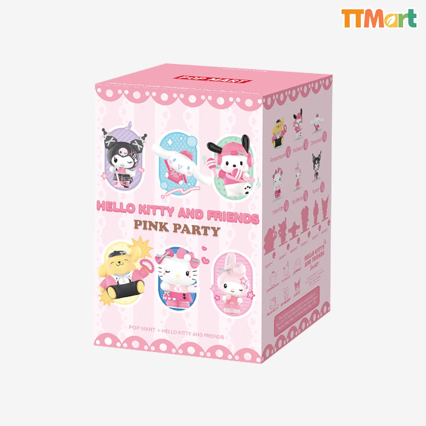 HELLO KITTY AND FRIENDS Pink Party Series Figures Blind Box