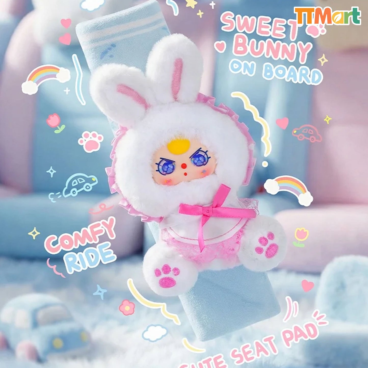 Baby Three Car Seatbelt Shoulder Pad Series Blind Box
