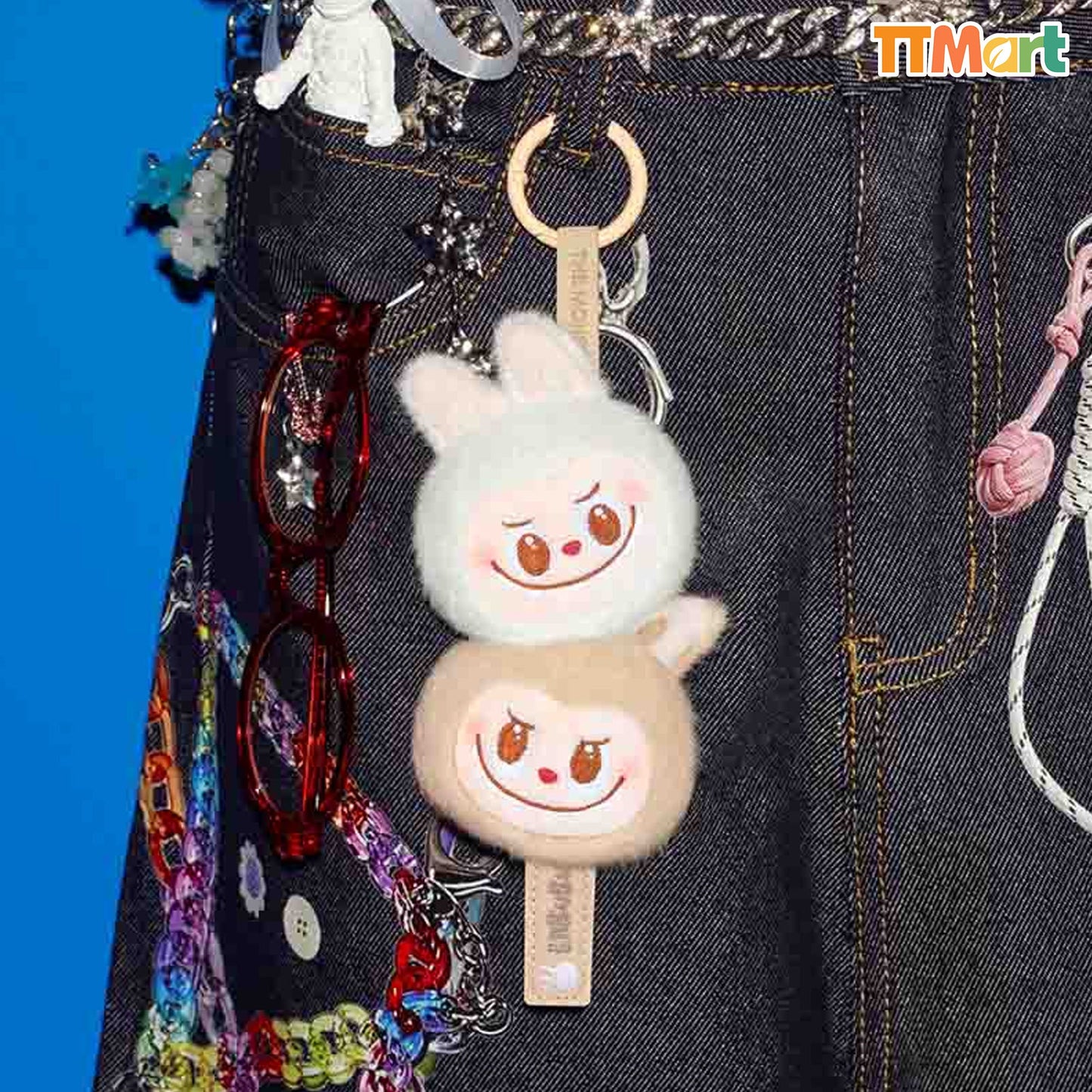 LABUBU The Monsters Wacky Mart Series - Seafood Balls Plush Pendant