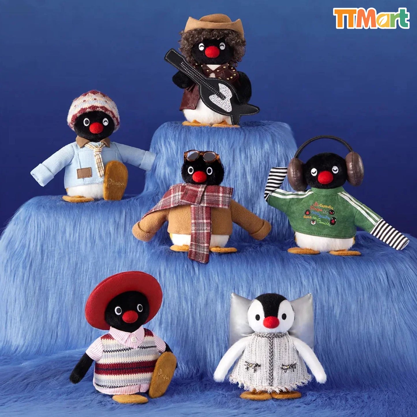 PINGU 45th Anniversary Vintage OOTD Series Plush Blind Box