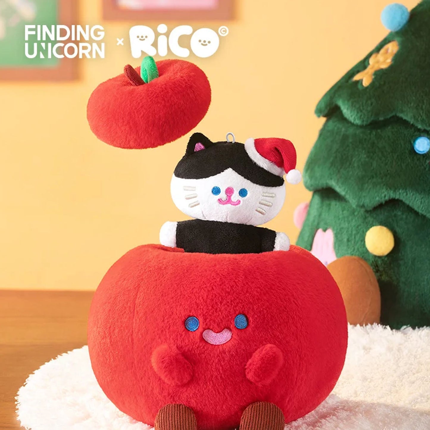 F.UN RiCO Apple Kitten Plush Doll