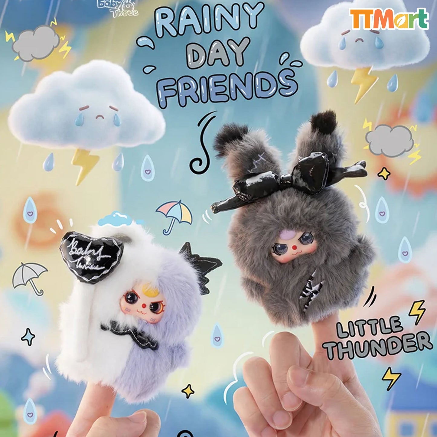 Baby Three Plush Finger Puppet Series Blind Box