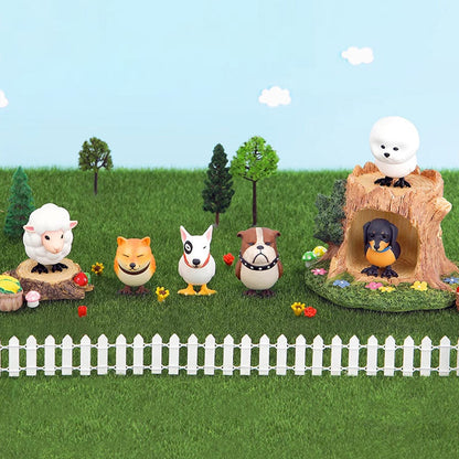 Dog Bird Mini Bean Blind Box Set