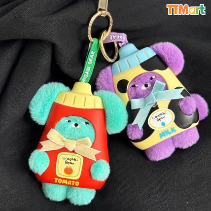 WASABI BEAR V2 Flavor Series Plush Keychain Blind Box