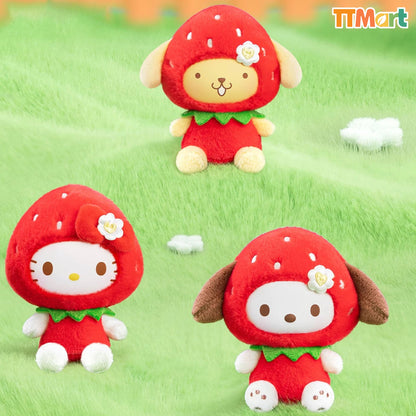 SANRIO Sweet Strawberry Plush Keychain Blind Box