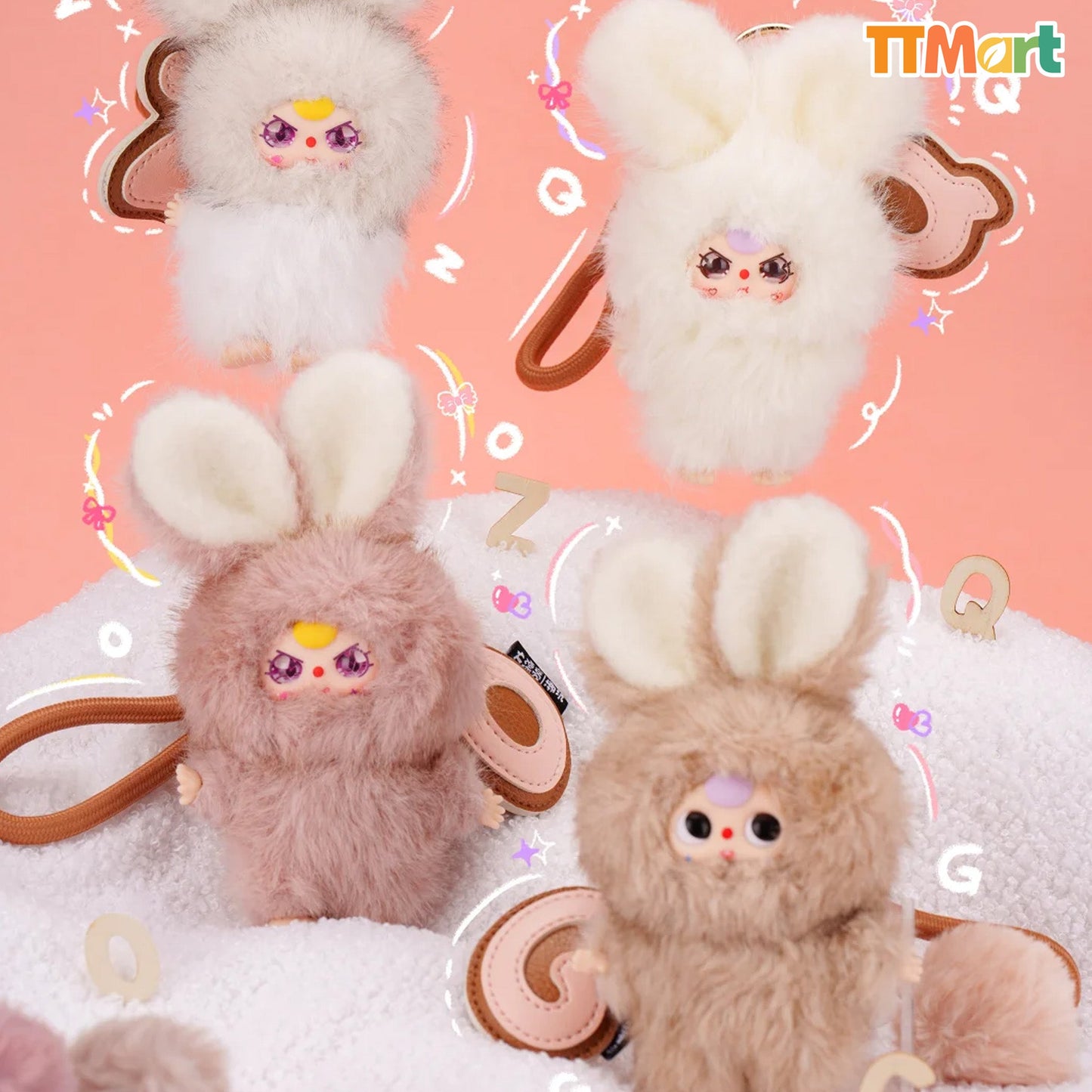 Baby Three Super Mini Bunny Plush Surprise Series Blind Box