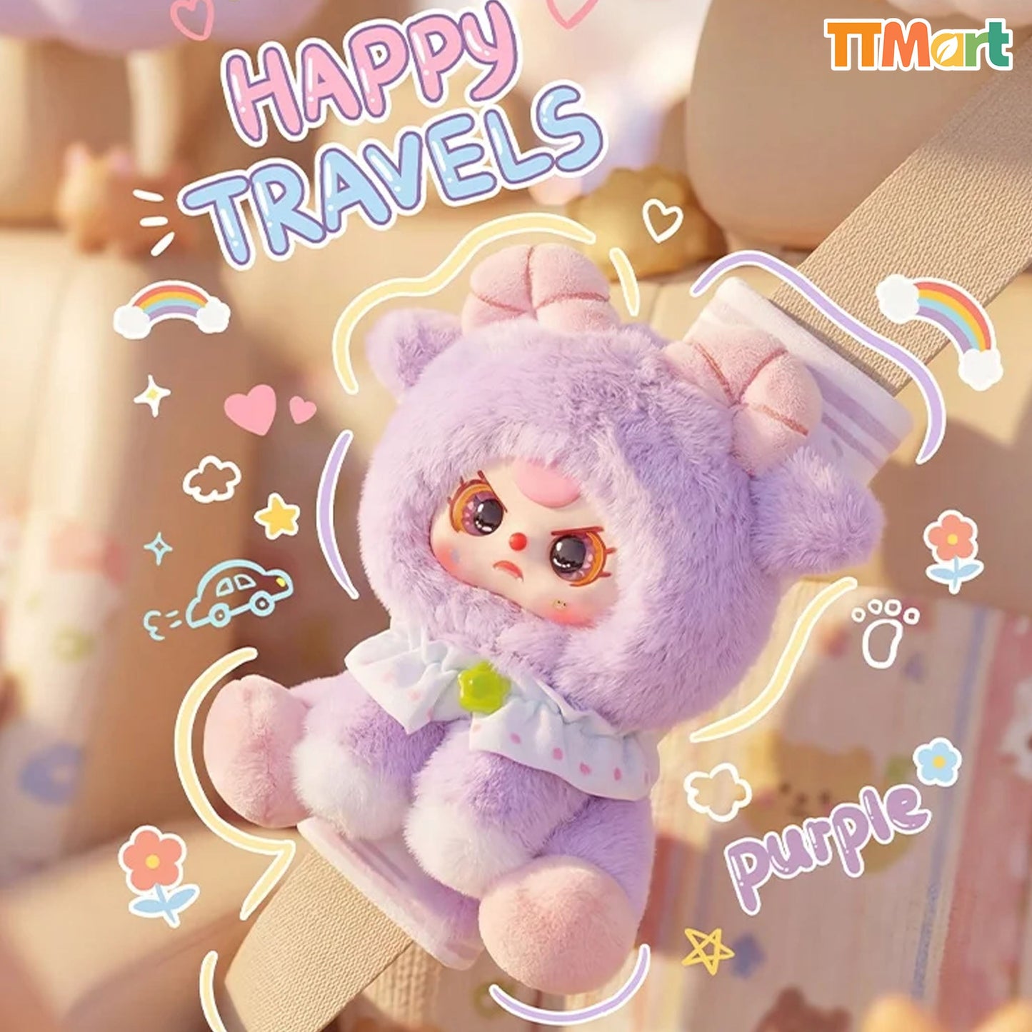 Baby Three Car Seatbelt Shoulder Pad Series Blind Box