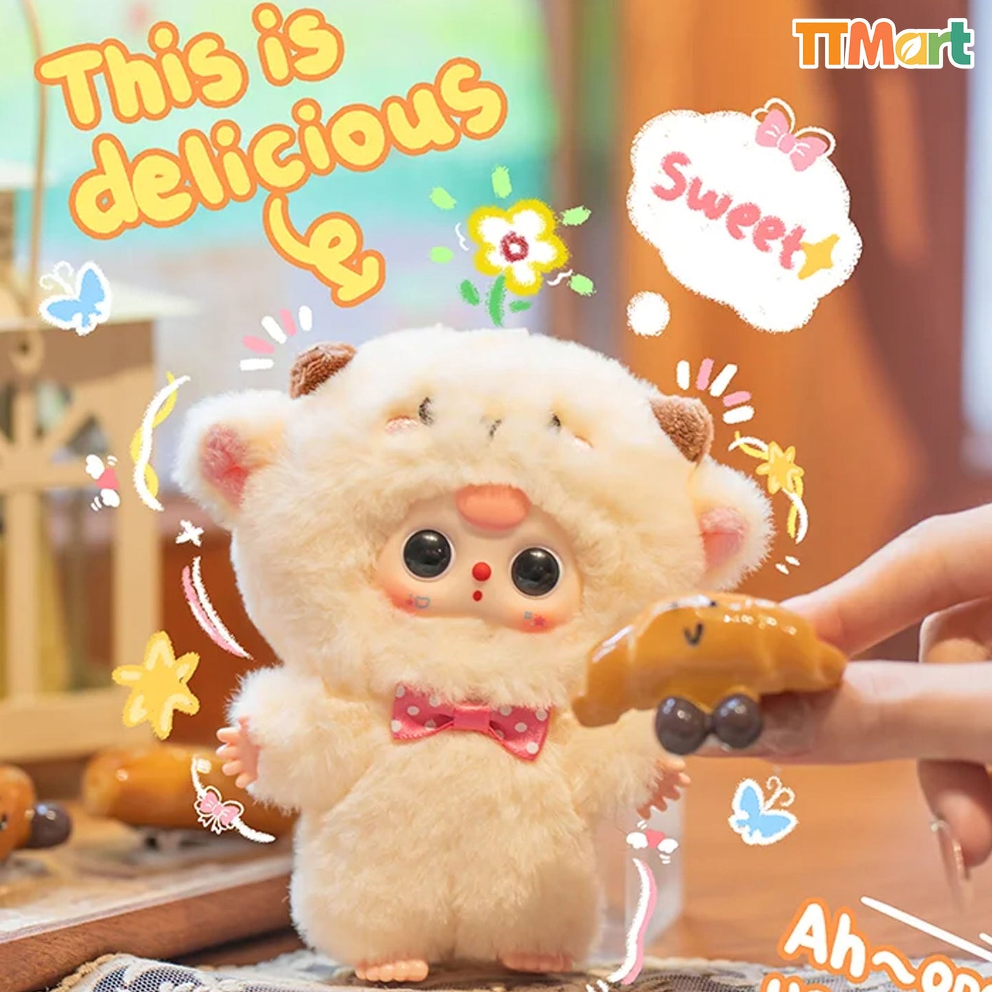 Baby Three Mini Animal World Plush Blind Box