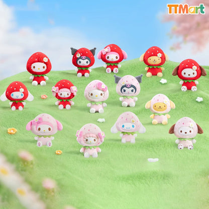 SANRIO Sweet Strawberry Plush Keychain Blind Box