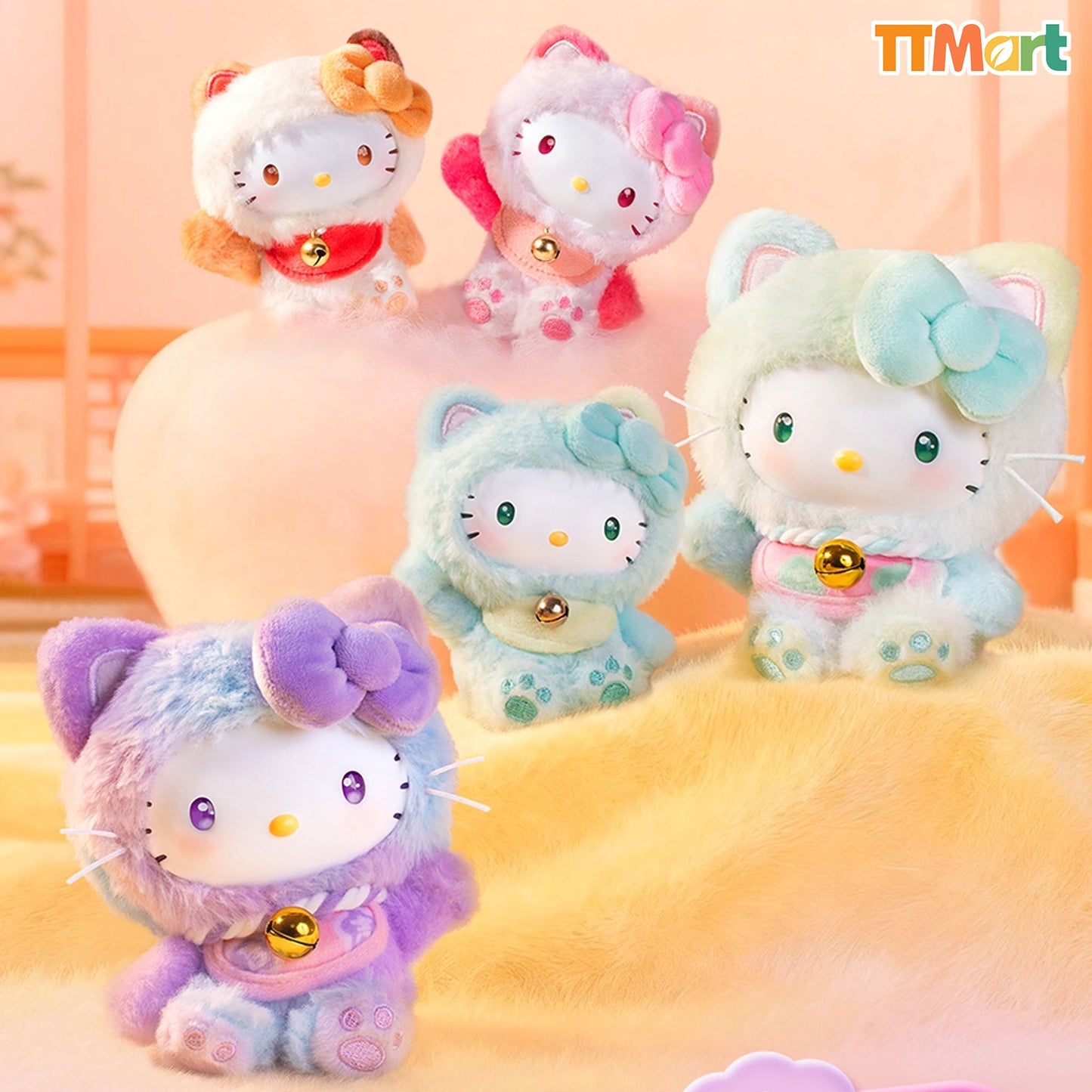 SANRIO HK Lucky Cat Blessing Plush Series Blind Box