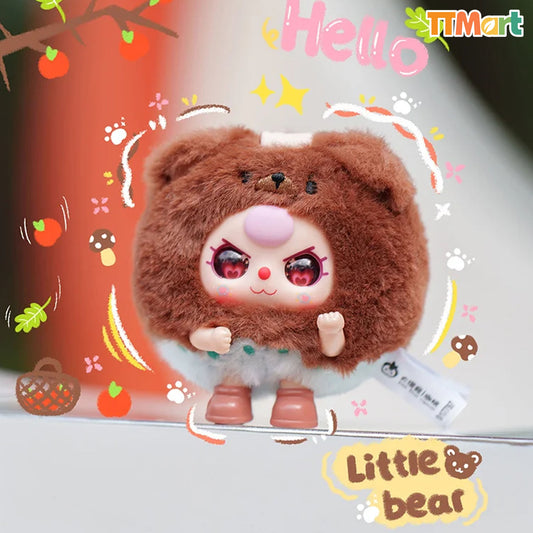 Baby Three Round Beast Series Plush Blind Box