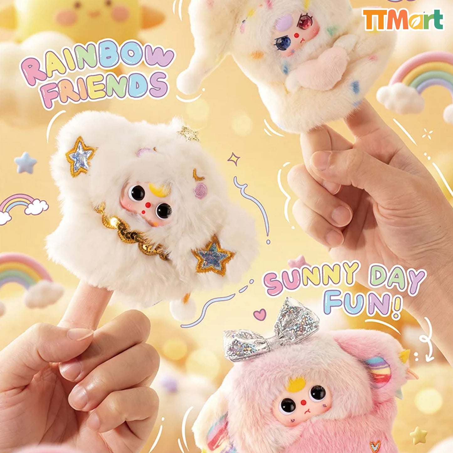 Baby Three Plush Finger Puppet Series Blind Box