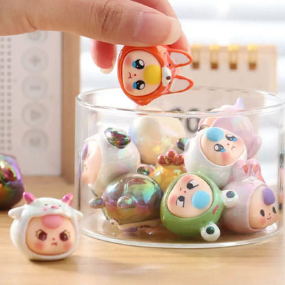 NEW PVC VERSIONBaby Three MINI Animal Bean Series 3 BABY3 Blind Box