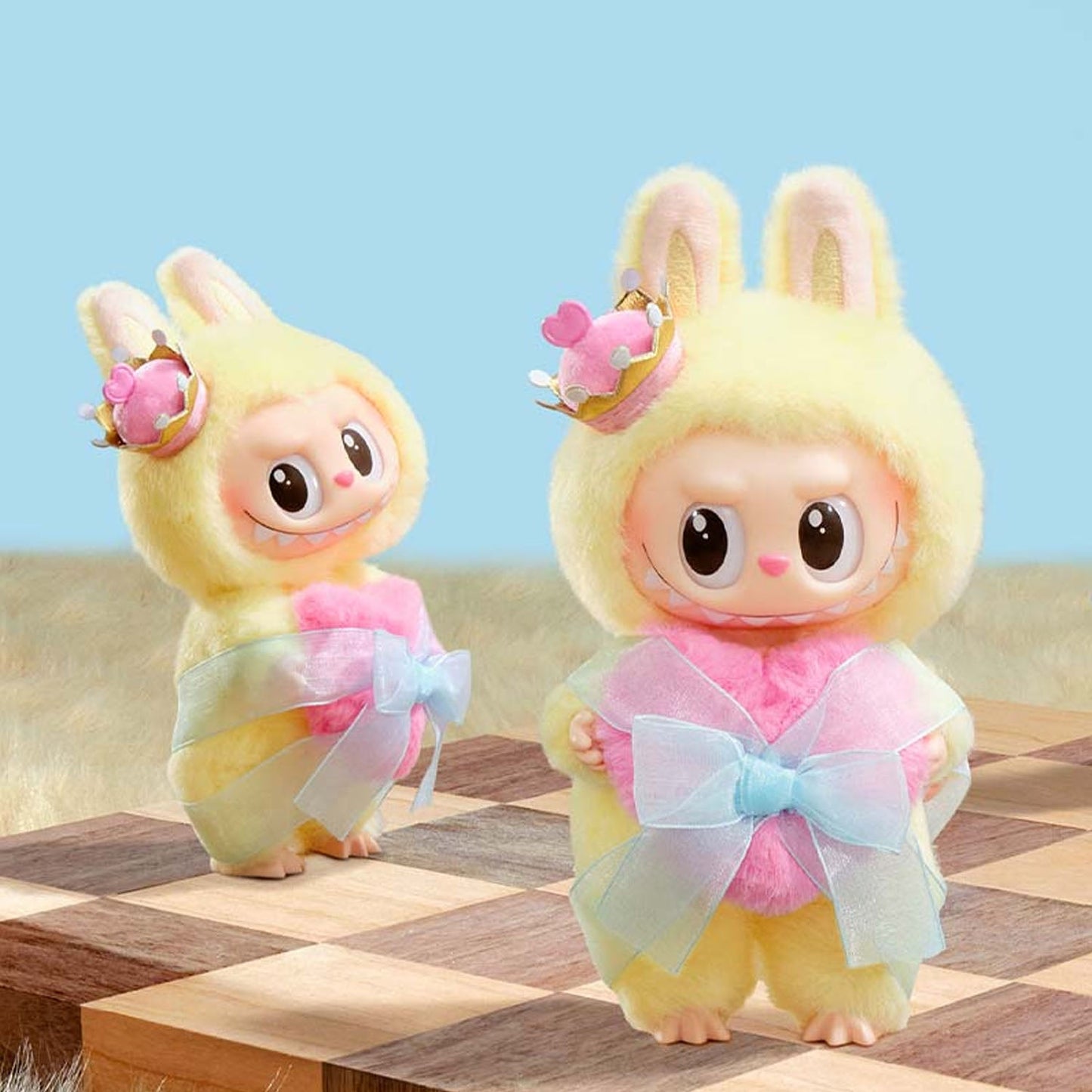 The Monsters Labubu Let's Checkmate Series The Queen Vinyl Plush Hanging Card