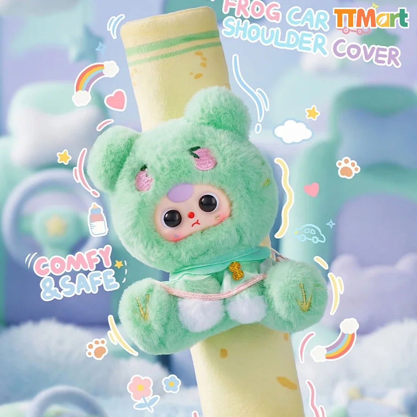 Baby Three Car Seatbelt Shoulder Pad Series Blind Box