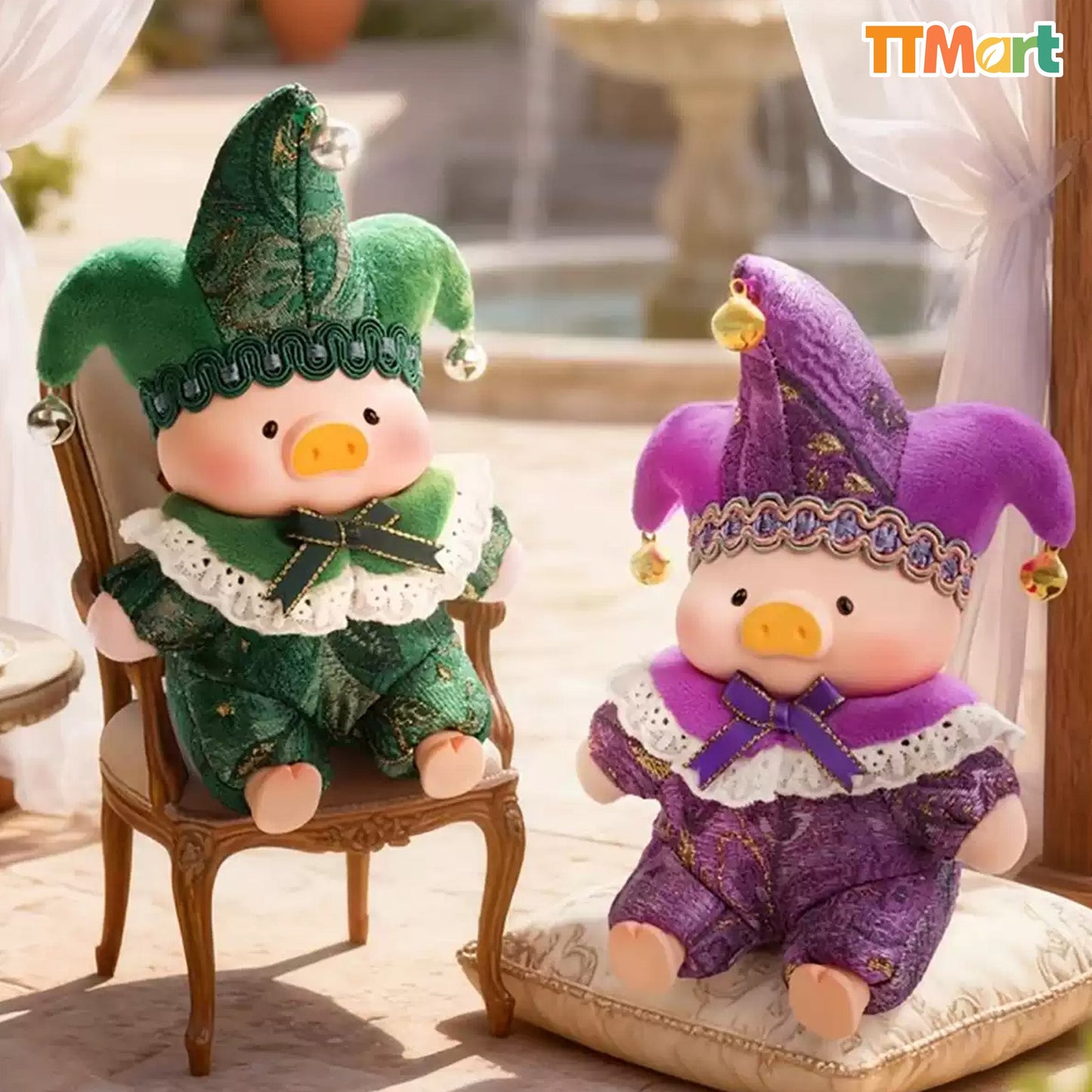 LULU THE PIGGY Triangel Series Plush Keychain Blind Box