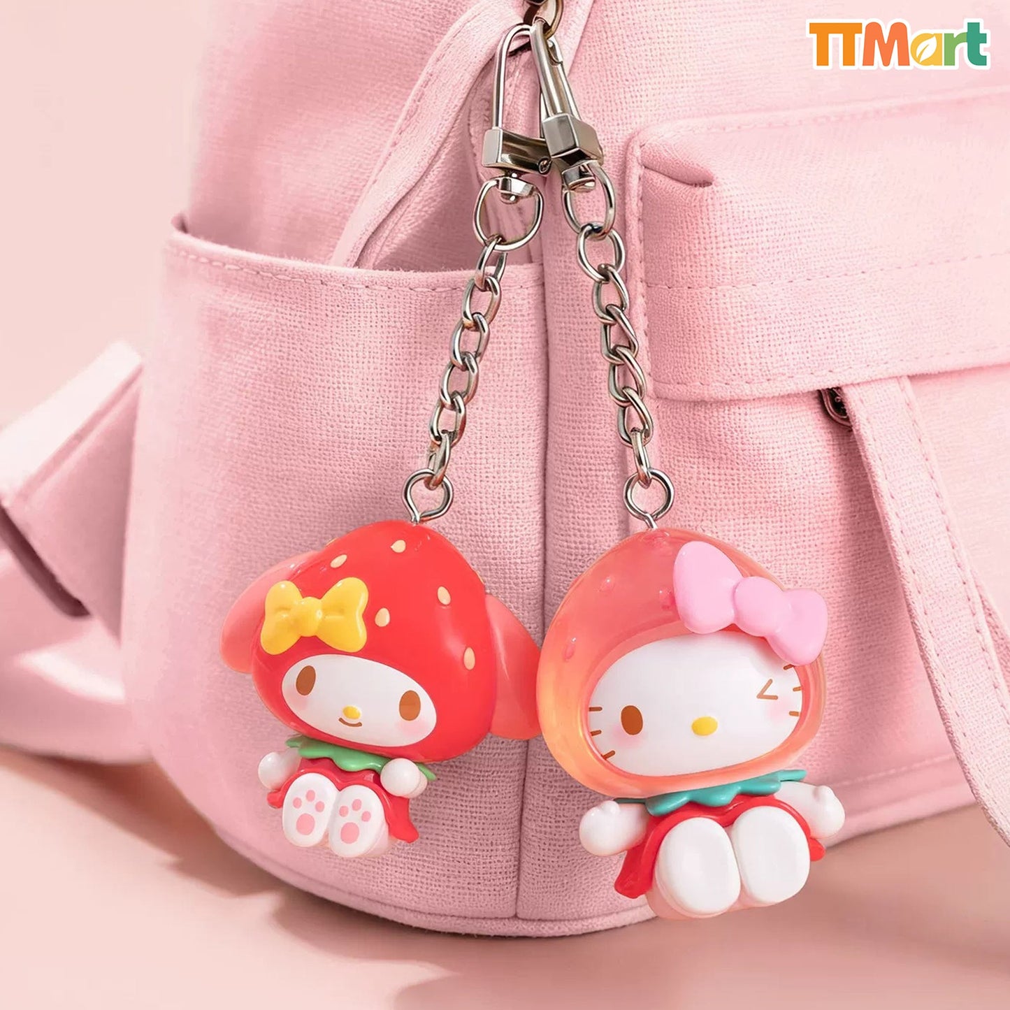 SANRIO Strawberry Candy Mini Figure Keychain Series Blind Box