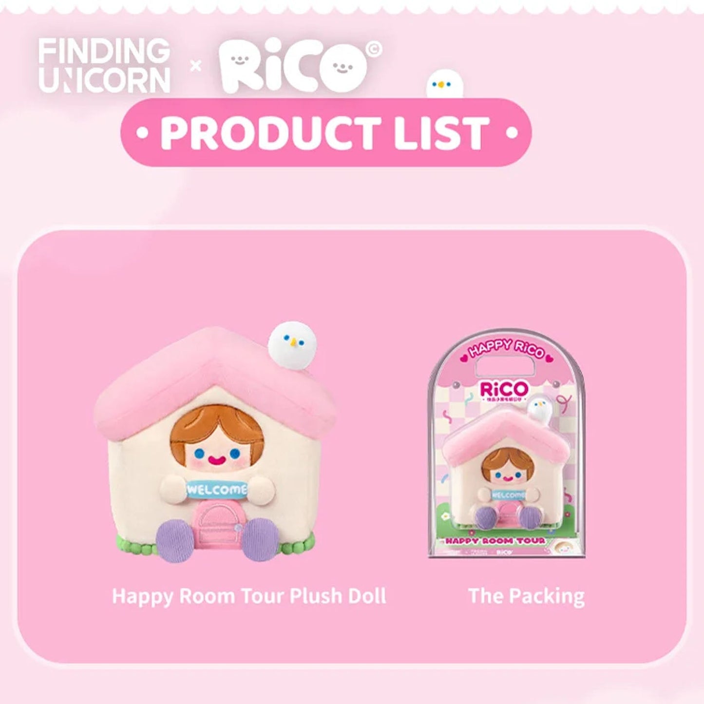 F.UN RiCO Happy Room Tour Plush Doll