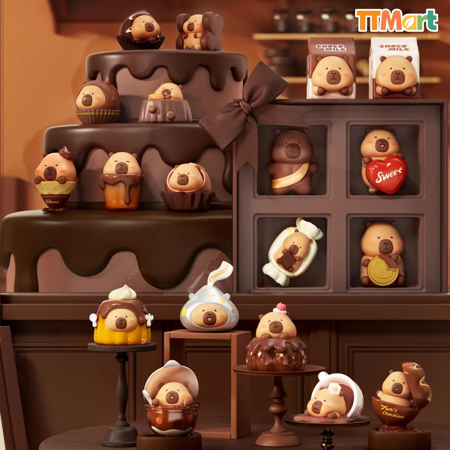 TUNTUNZAI Chocolate Mini Series Blind Box