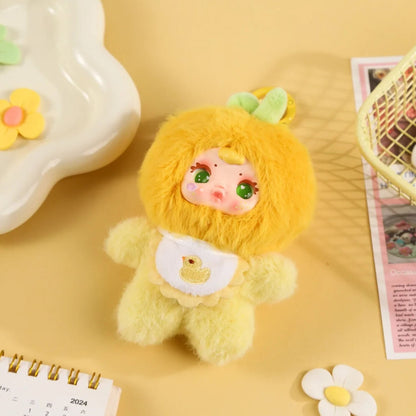 MM Milk Candy Cololful Fruit Plush Pendant Keychain Series Blind Box