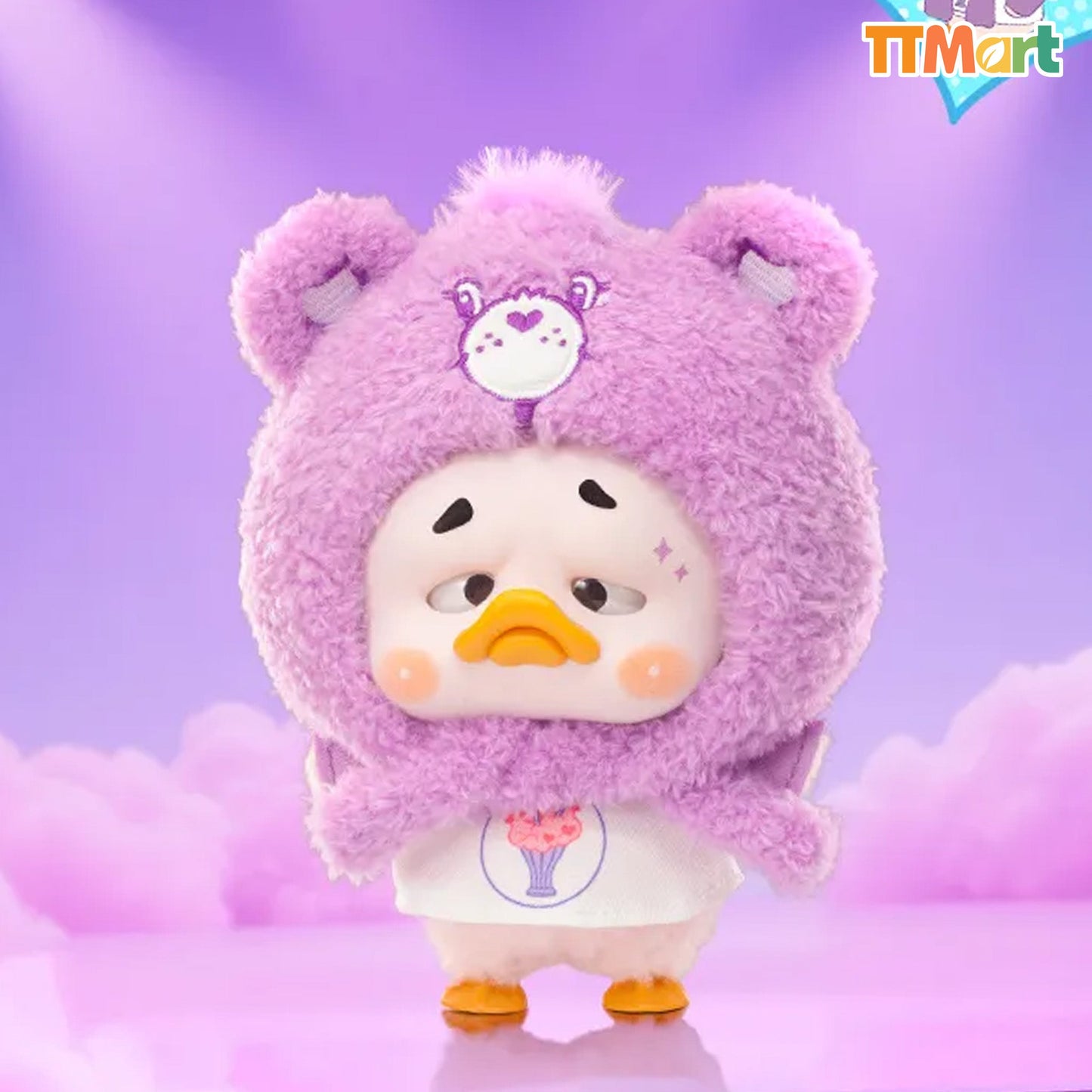 UPSETDUCK X Care Bears Neon Sweetheart Duck Series Plush Blind Box