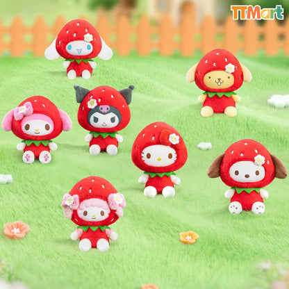 SANRIO Sweet Strawberry Plush Keychain Blind Box