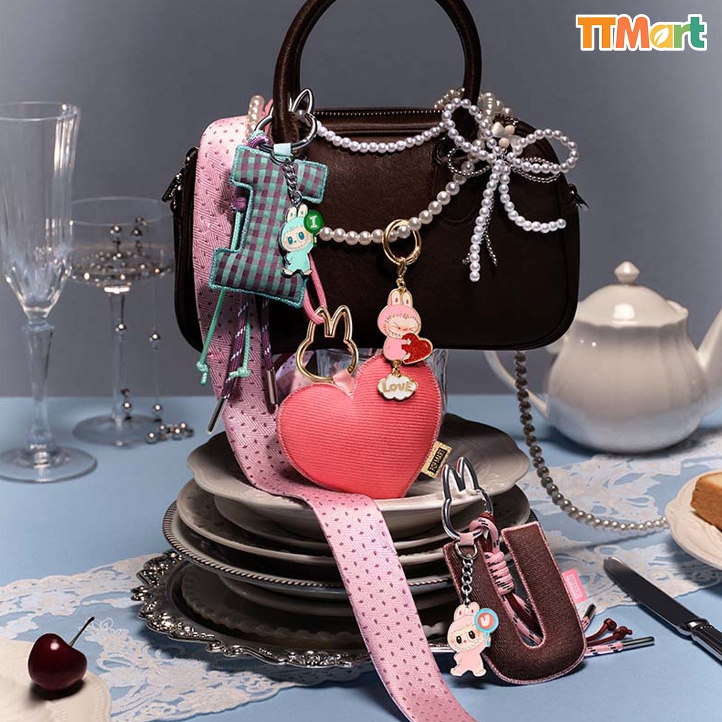 THE MONSTERS LABUBU Pin For Love Series - Letter Pendant Blind Box (A-M)