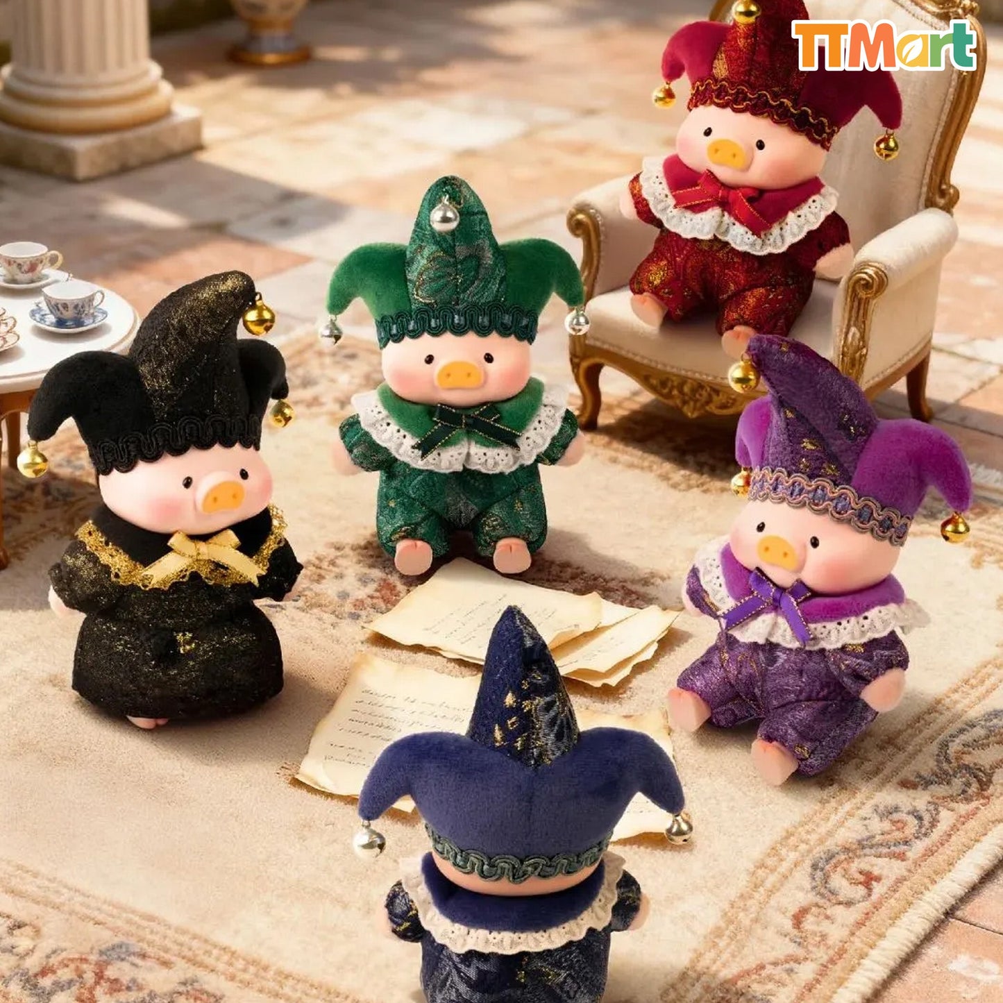 LULU THE PIGGY Triangel Series Plush Keychain Blind Box