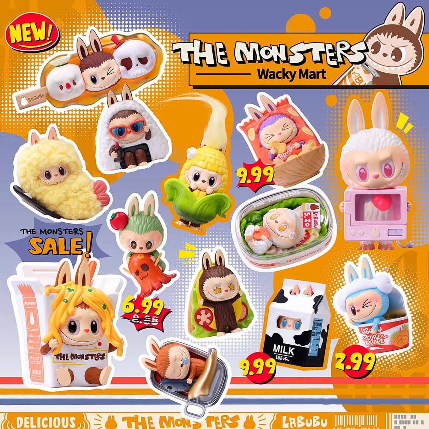 LABUBU THE MONSTERS Wacky Mart Series Blind Box