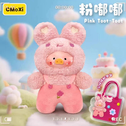 Rainbow Pig Plush Pendant With Tote Bag Series Blind Box