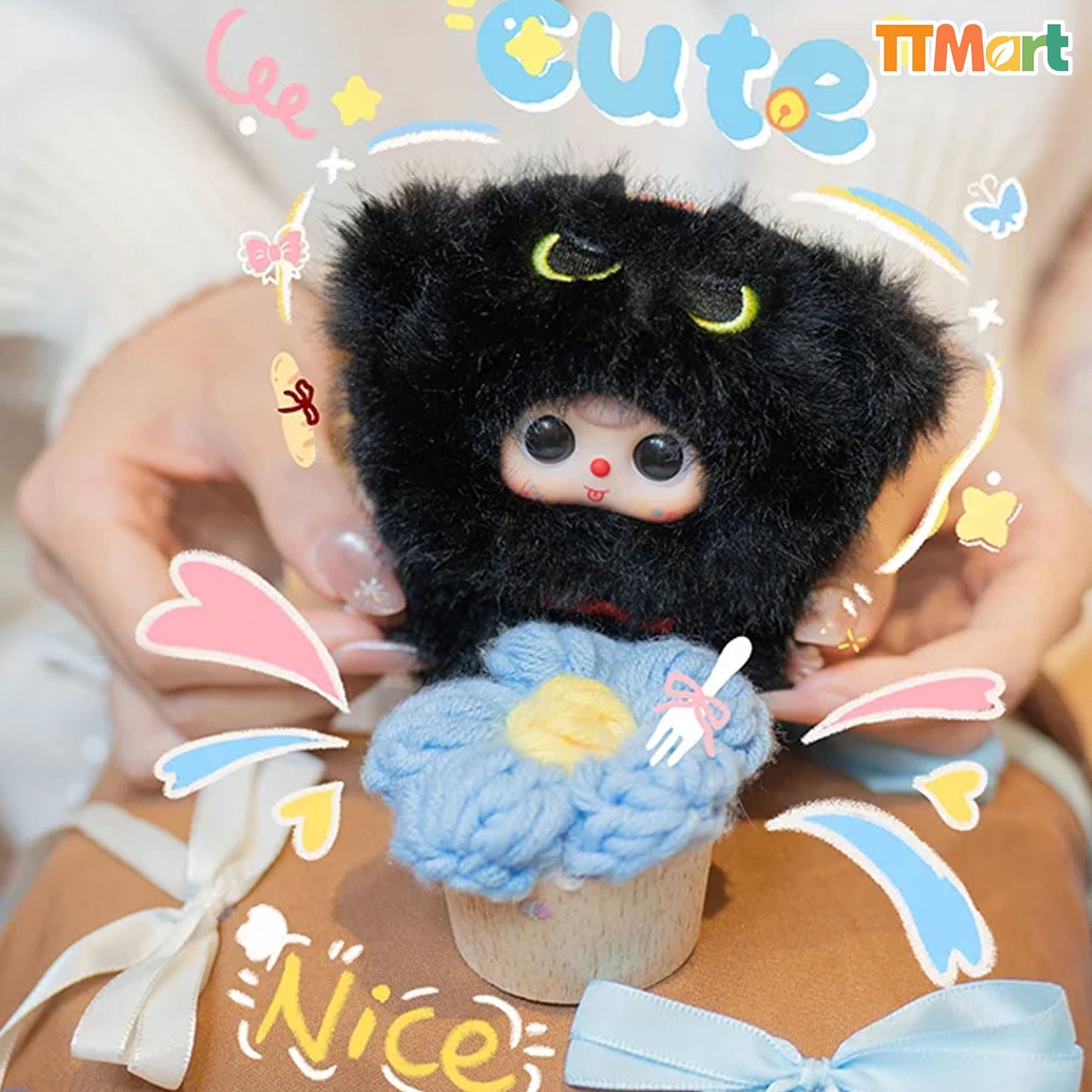 Baby Three Mini Animal World Plush Blind Box