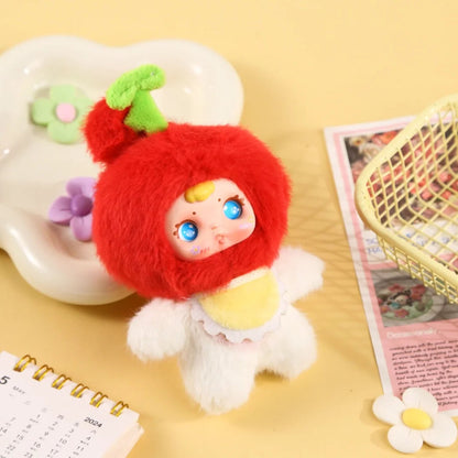 MM Milk Candy Cololful Fruit Plush Pendant Keychain Series Blind Box