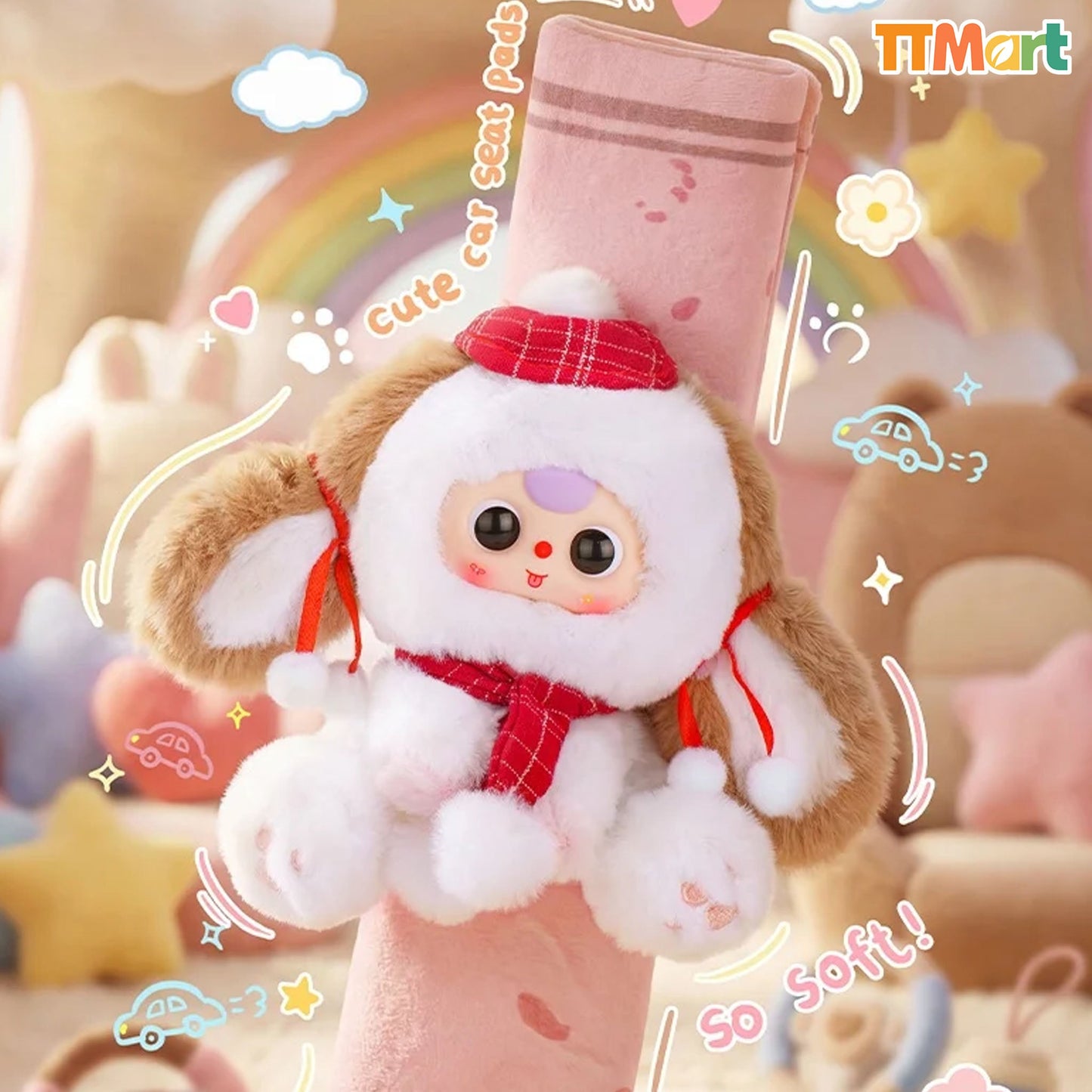 Baby Three Car Seatbelt Shoulder Pad Series Blind Box