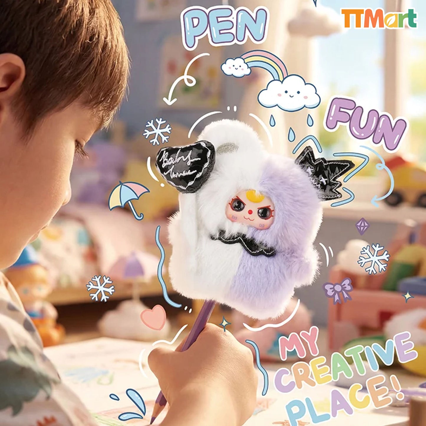 Baby Three Plush Finger Puppet Series Blind Box