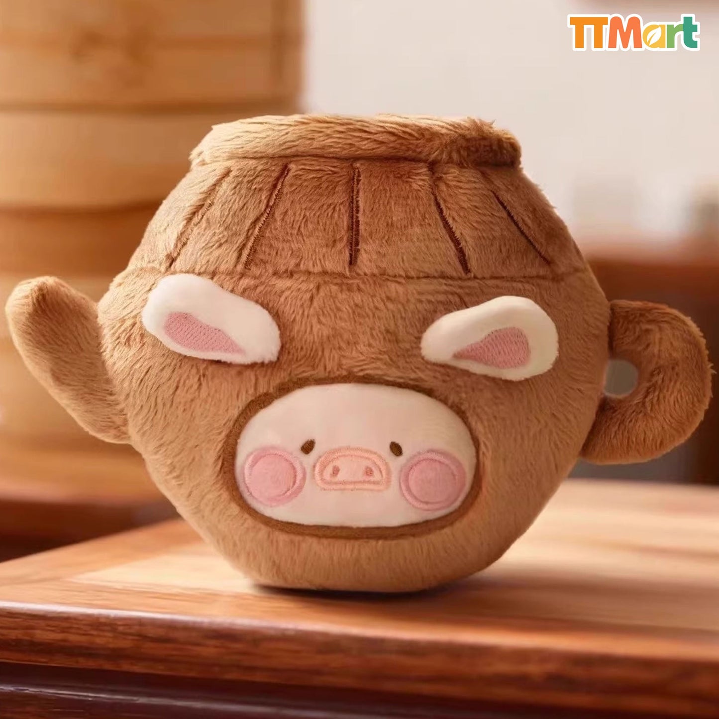 LULU THE PIGGY Dim Sum House Plush Keychain Series Blind Box