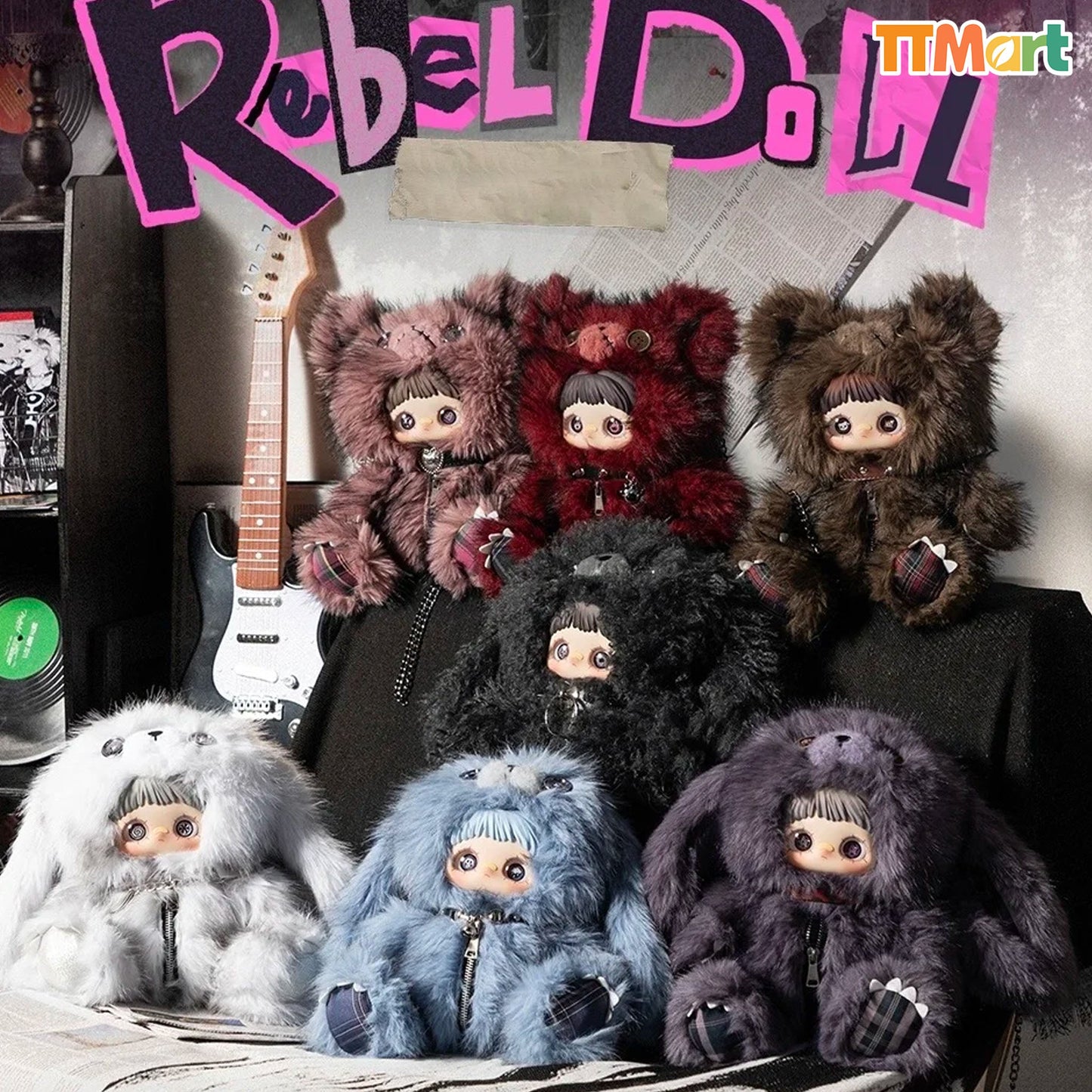 MAYMEI 400% Rebel Doll Backpack Series Plush Blind Box