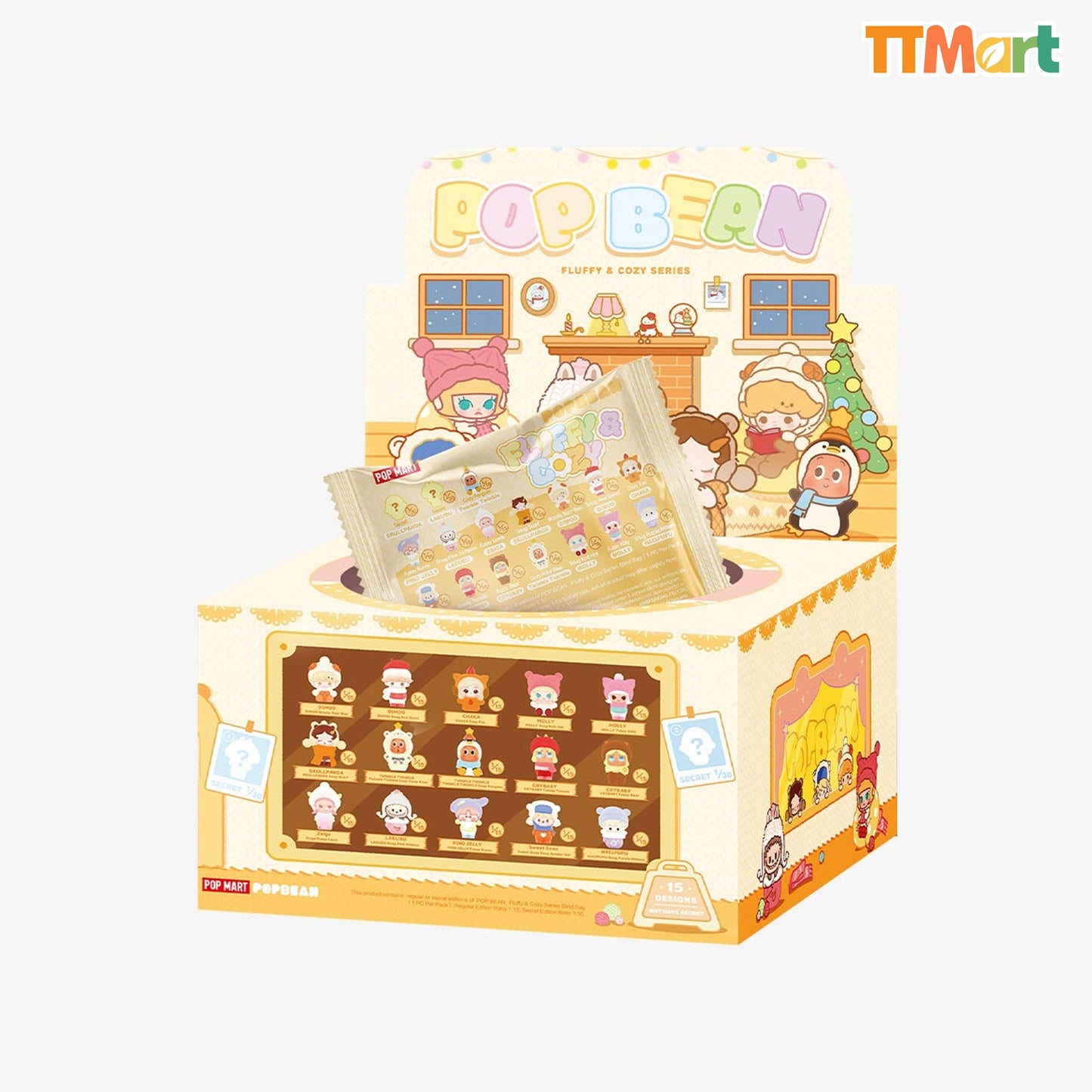 POP BEAN Fluffy & Cozy Series Blind Bag (1 PC Per Pack)