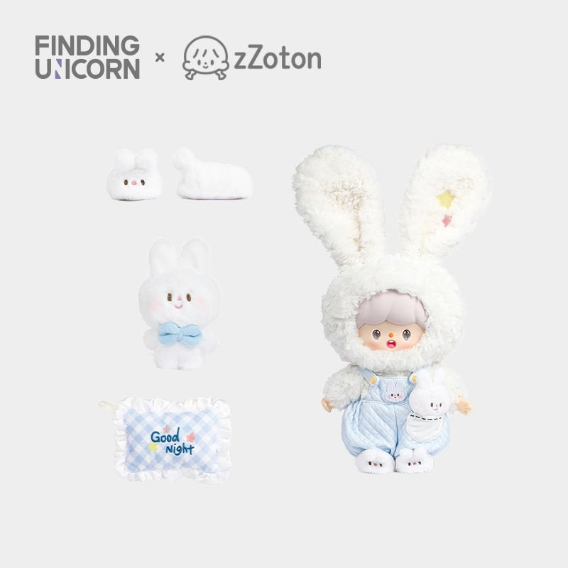 F.UN zZoton Goodnight Bunny Vinyl Big Plush