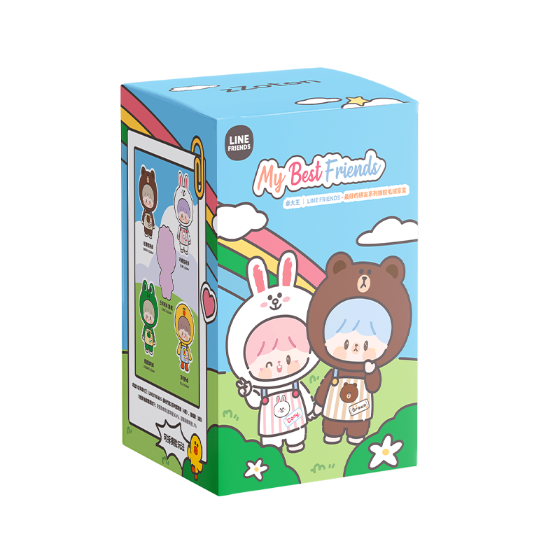 F.UN zZoton X LINE FRIENDS My Best Friends Plush Series Blind Box