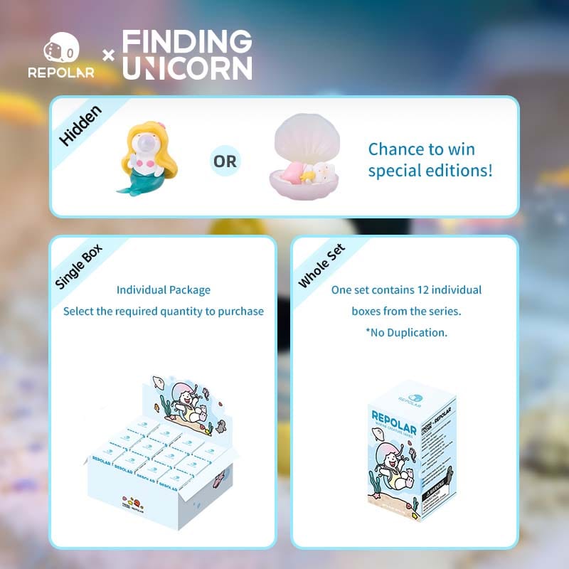 【F.UN sold out】Repolar Marine Creature Series Blind Box