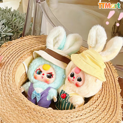 Baby Three Rabbit Macaron Cute Bunny Plush Series Blind Box
