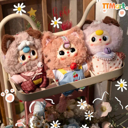 Baby Three Cat Wardrobe Plush Series Blind Box